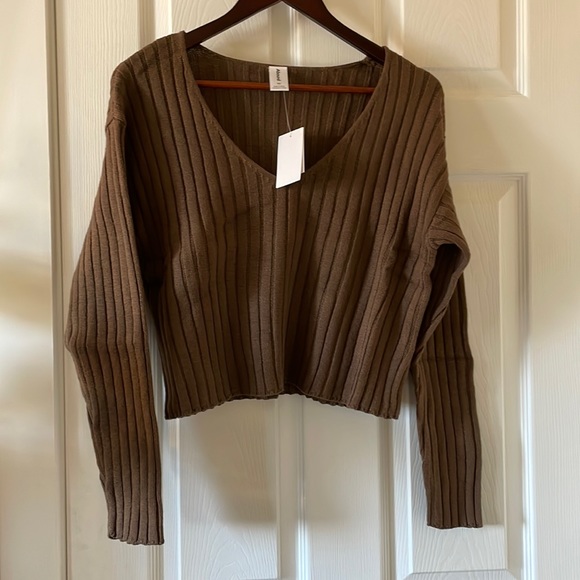 Abound Sweaters - Abound brown v neck sweater